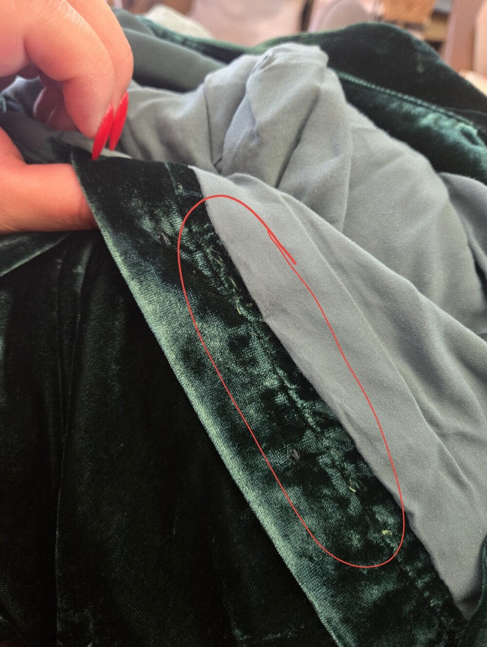 Boden Estella Velvet Shift Dress Emerald Night - Picture 11 of 11
